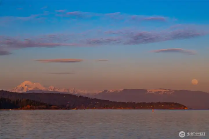 Mount Baker from Ferry