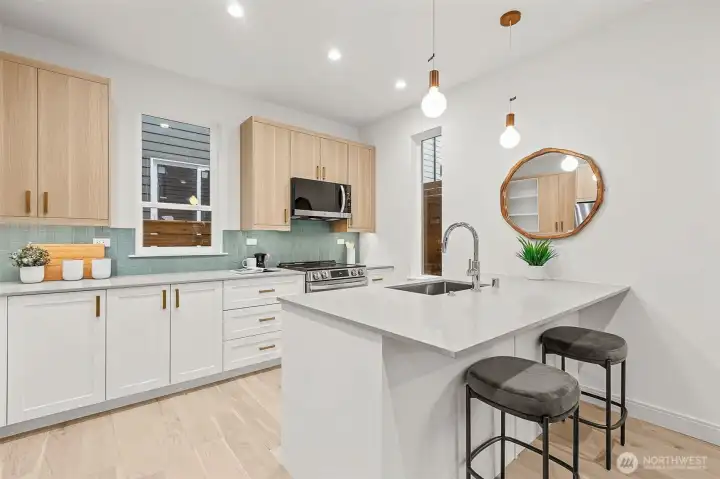 Plenty of countertop space