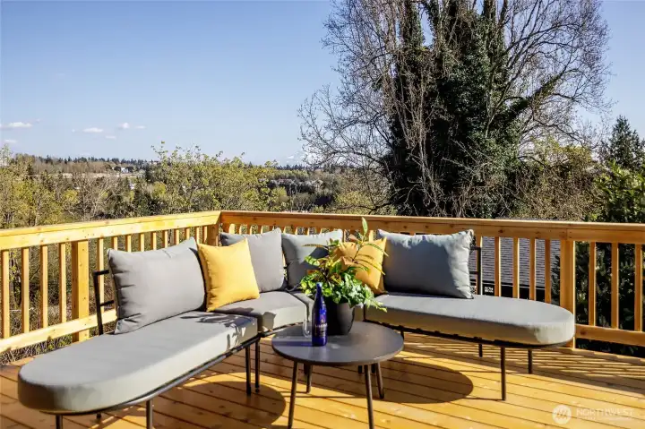 New expansive deck built in 2026