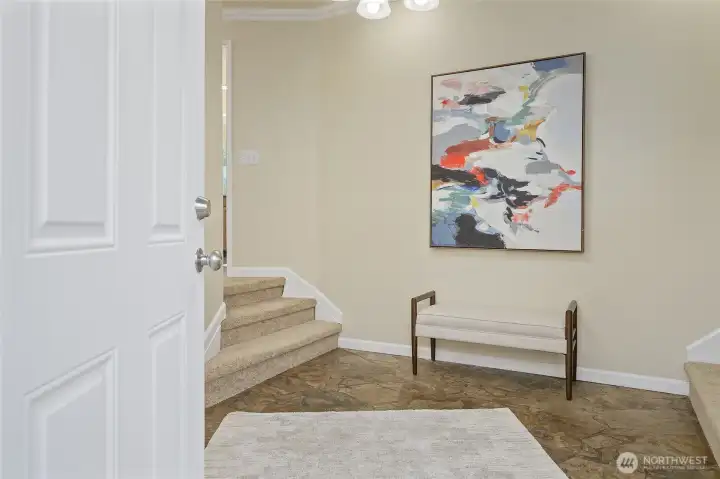 Grand entry with closet