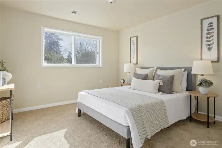 Lower level bedroom