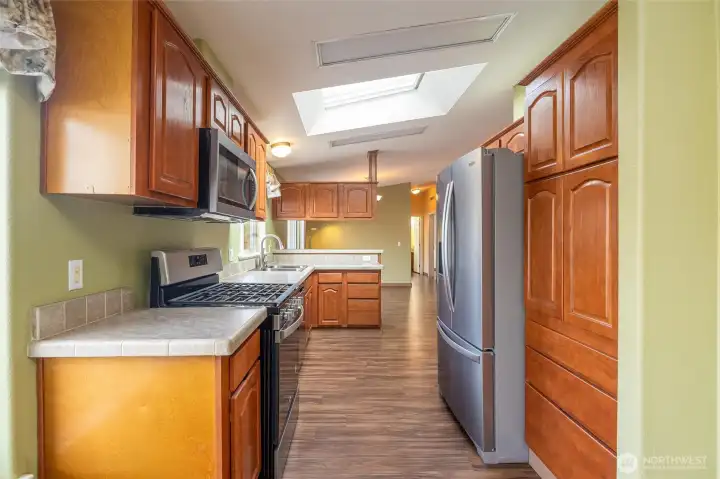 Kitchen features Gas Stove, all appliances included