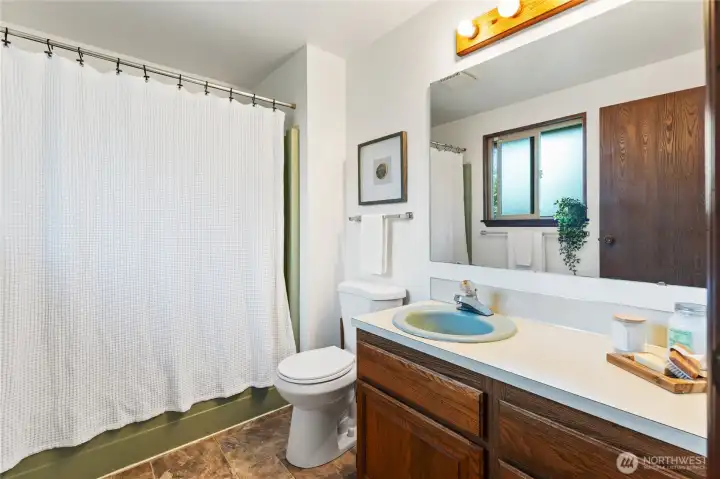 Wonderful full private primary bedroom.