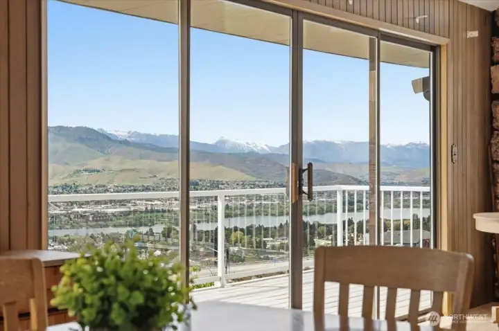 Slider to view deck.  Overlooks pool