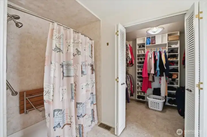Primary bath & closet