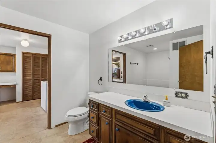 Main floor guest bath (tub no shower)