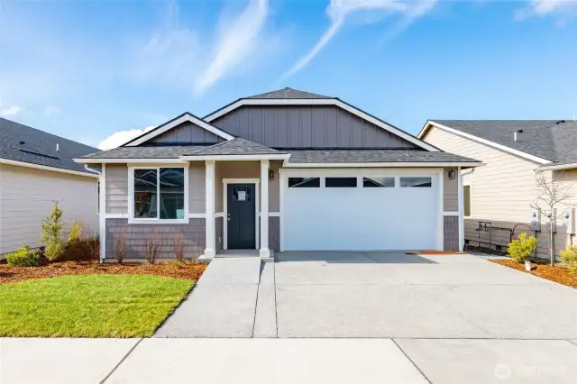 This home is completed on a premium lot on the park.  This is the last available 1800 plan on the park.