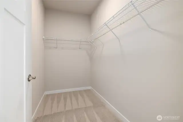 The primary ensuite has a walk in closet.