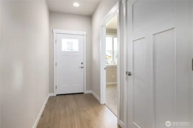 36" wide doorways throughout the home.
