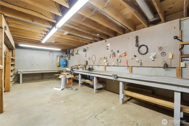 Basement shop space