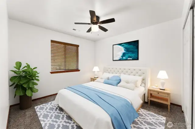 Bedroom 3 Virtually Staged
