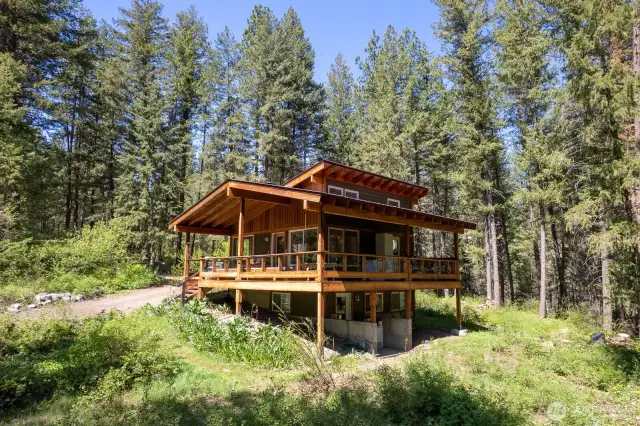 Welcome to your modern little house in the big woods!