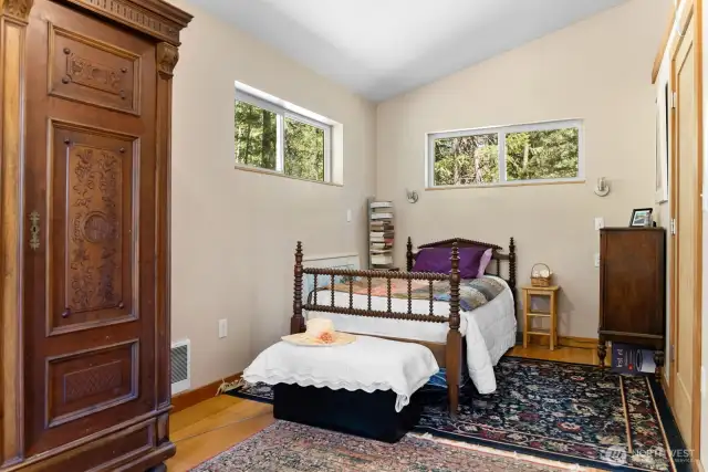 The cozy bedroom nook