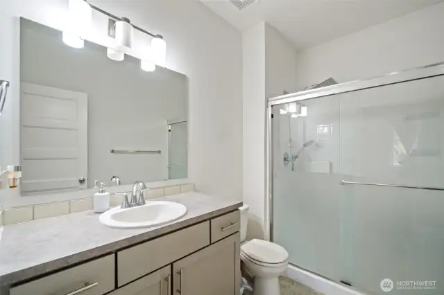 Bathroom in bedroom on main floor