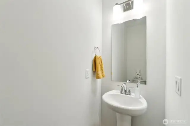 Powder bathroom on main floor