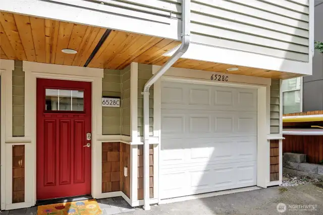 Tucked away, end unit with storage available on the side!
