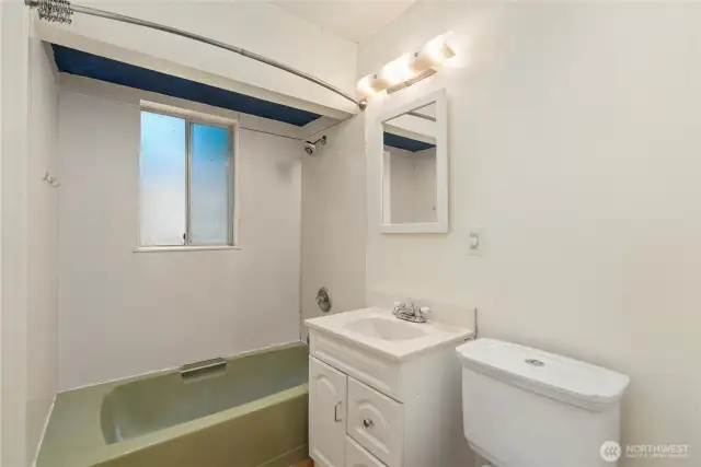 Full bath on main floor