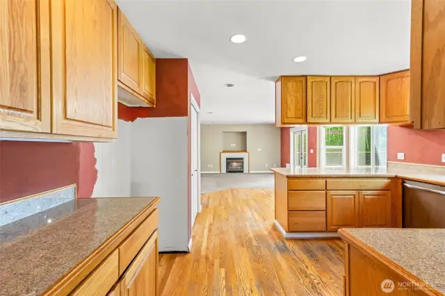 Studio/Flex Space Leads to Kitchen