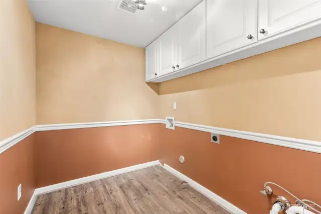 Laundry Room Leads to Garage