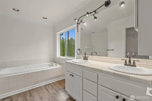 Spa-Like Primary Suite with 5-Piece Bath & Walk-In Closet
