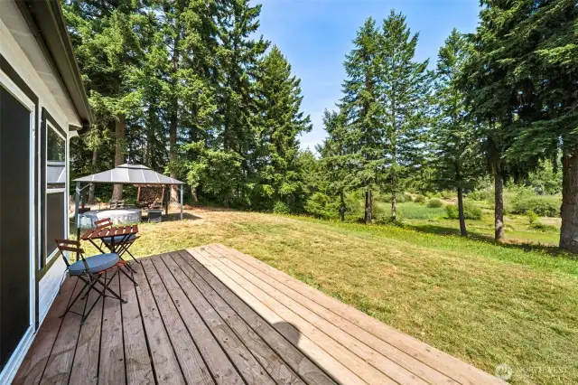 Back deck