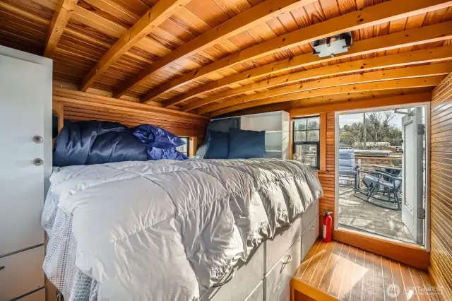 Door leads to the deck where you will enjoy watching the sunrises and the sunsets....