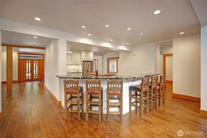Central Kitchen Built for Entertaining~