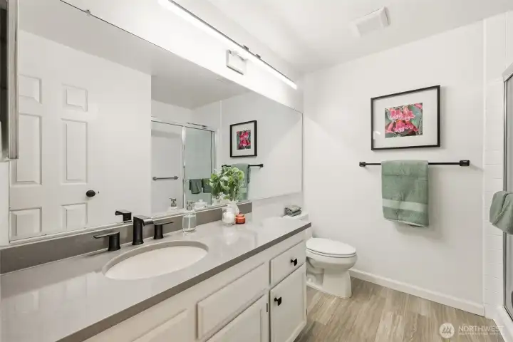 Primary suite bathroom