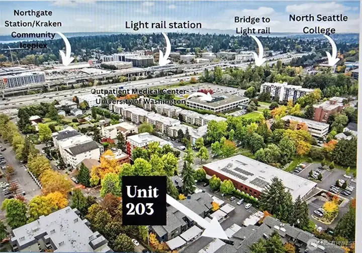 Map of Park Meridian Condo area