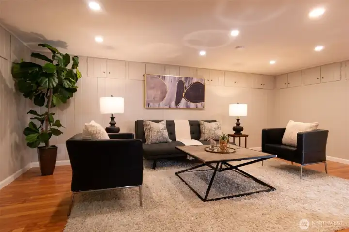 Would also make a great theater/TV or game. Did we mention the storage!