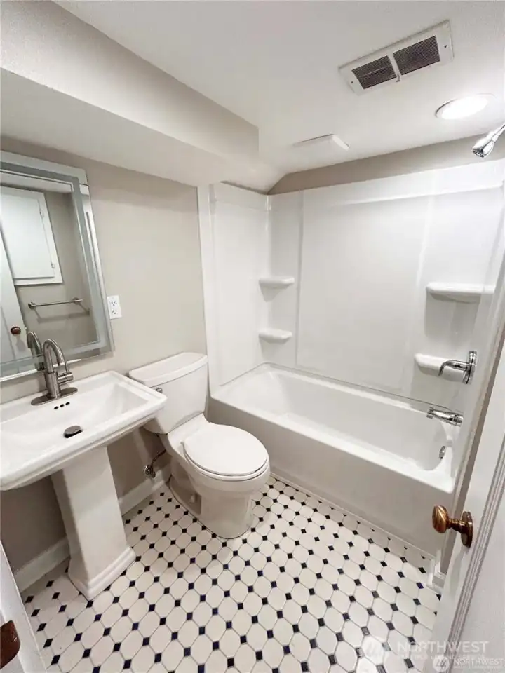 Basement full bath