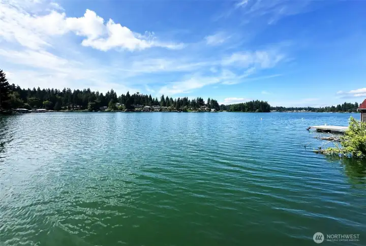 Views all the way to the bridge!