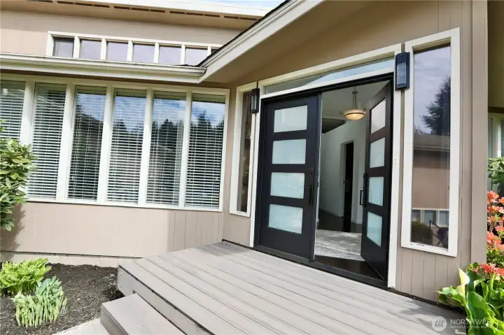 Double front door