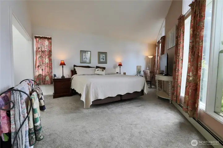 Oversized primary bedroom