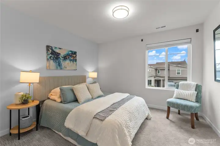 Abundant natural light.