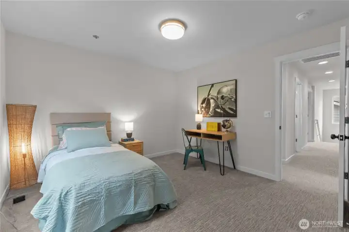 No shoebox bedrooms in this home!
