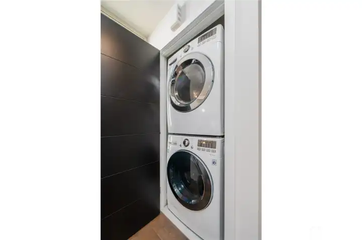 Full size laundry! Centrally located on the second floor.