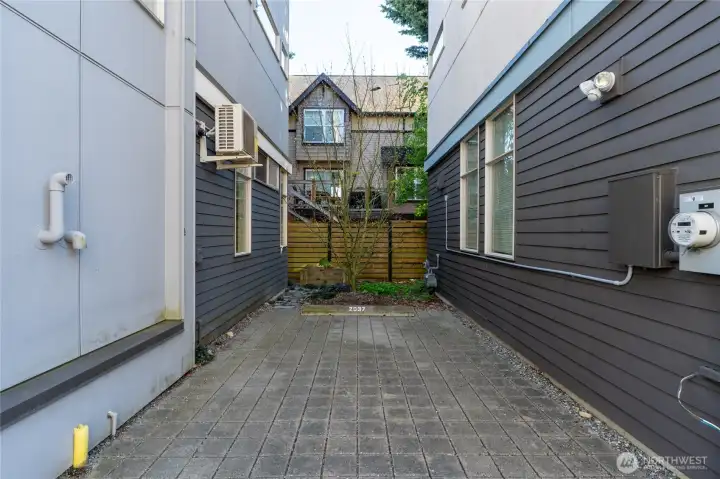 One of two parking spots! One on each side of the house.