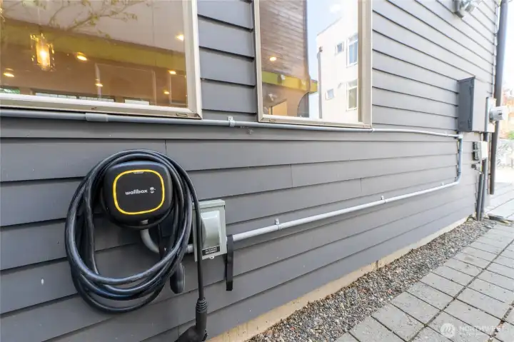 Level 2 EV charging ready to go!