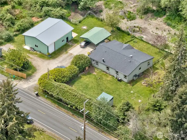 aerial view from sandridge rd