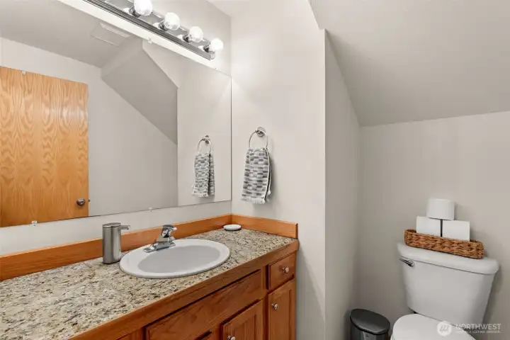 1/2 bath on main level
