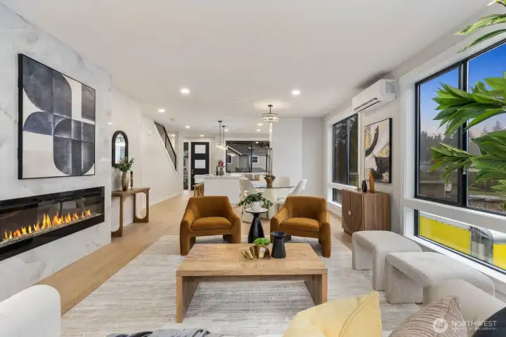 Expansive living area designed for both relaxed everyday living and effortless entertaining.