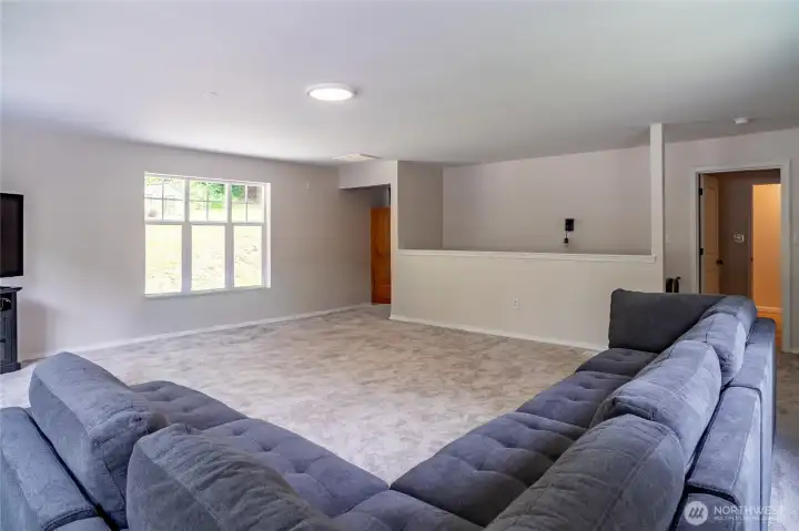 Bonus room above garage