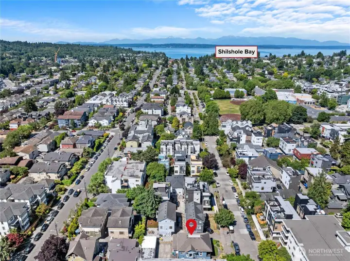 Shilshole bay in the background.