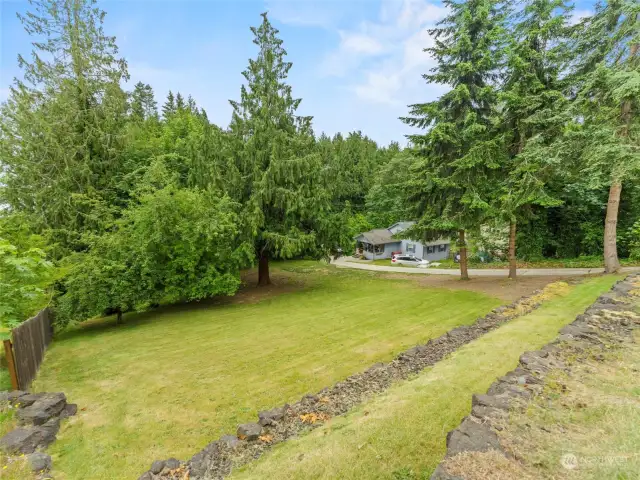 over a half an acre is waiting for you!