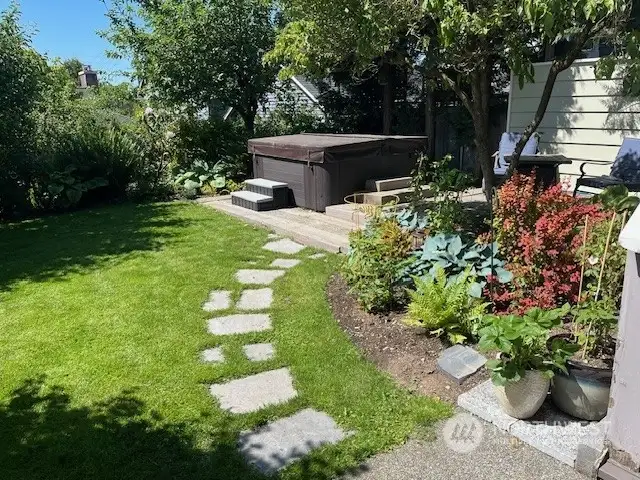 Path to your hot tub