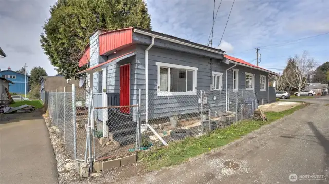 Back of property