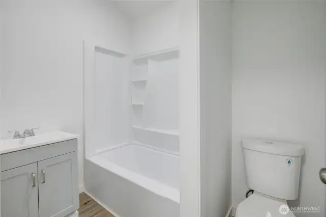 Upper full bath #1.