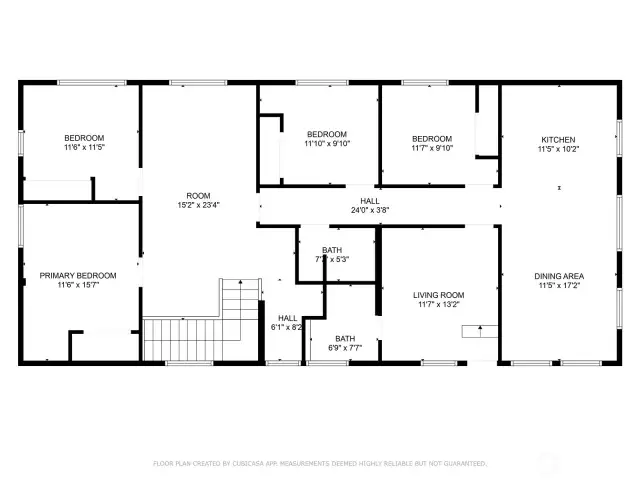 Upper floor layout