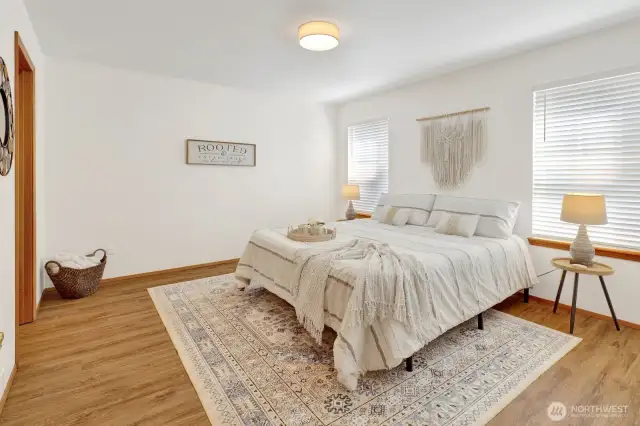 The primary suite...spacious & inviting!